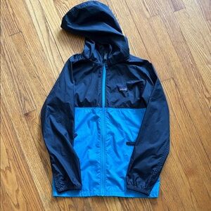 Blue Patagonia Rain Jacket